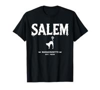 Salem 1626 Massachusetts MA Vintage Halloween Witch Costume Camiseta