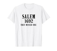 Salem 1692 Se perdieron un Divertido gráfico de la Historia de una Bruja Camiseta gráfica económica