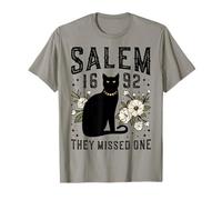 Salem 1692 Se perdieron un Gato de Halloween Salem juicios de Brujas Camiseta