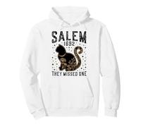 Salem 1692 Se perdieron un Gato de Halloween Salem juicios de Brujas Sudadera con Capucha