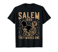 Salem 1692 Se perdieron un Juicio de Brujas de Salem Mujeres Brujas Camiseta