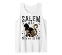 Salem 1692 Se perdieron un Juicio de Brujas de Salem Mujeres Brujas Camiseta sin Mangas