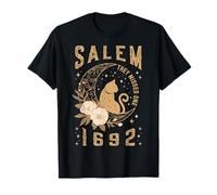 Salem 1692 Se perdieron una bruja juicio gato negro luna bruja Camiseta