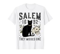 Salem 1692 Se perdieron una Bruja juicios Halloween Feminismo Camiseta