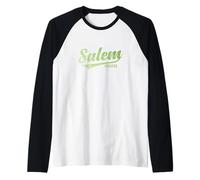 Salem City en el Estado de Oregon Camiseta Manga Raglan