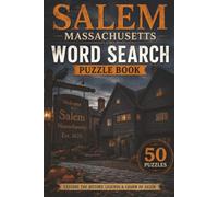 Salem Massachusetts Word Search Puzzle Book: 50 Large Print Puzzles Featuring Salem, Massachusetts Attractions, Activities & Historical Fun | Large ... 6x9 inches | 101 Pages | Great Seasonal Fun!