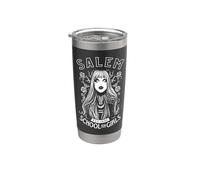 Salem School For Girls Halloween Gótico Bruja Wiccan Pop Art Vaso térmico de acero inoxidable de doble pared