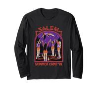 Salem Summer Camp Witch Sarcastic Retro Funny Adult Humor Manga Larga