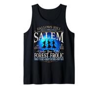 Salem Witches Forest Frolic Witchcraft Disfraz de Halloween Camiseta sin Mangas