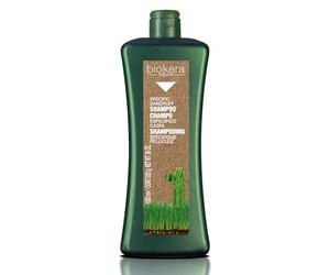 SALERM - Champú Anticaspa - Biokera Natura Champú Específico Caspa - 1000 ml - con Piroctona Olamina y Aceite de Lino - Evita la Descamación del Cuero Cabelludo - Limpia e Hidrata la Piel