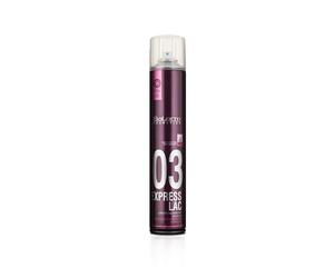 SALERM - Laca para el Pelo Profesional - Express Lac 03 Pro Line - 500 ml - Fijación Extra Fuerte y Rápida - Efecto Seco y Natural - Protege Contra la Humedad - Conserva el Peinado más Tiempo