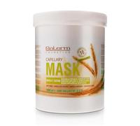 SALERM - Mascarilla Nutritiva para el Pelo - 1000 ml - con Germen de Trigo - para Cabello Seco y Dañado - Hidratación Profunda del Cabello - Brillo y Luminosidad - Fortalecimiento Capilar