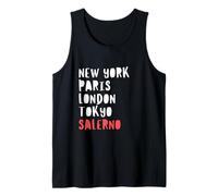 Salerno City Lover Italia Traveler Holidays Souvenir Fun tee Camiseta sin Mangas
