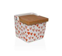Salero con Tapa Versa Amore Cerámica 8,8 x 8,5 x 8,8 cm - Marca: Versa - EAN: 8420327563606