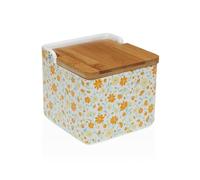 Salero con Tapa Versa CLIVIA Cerámica Dolomita 12,2 x 11,5 x 12,2 cm - Marca: Versa - EAN: 8420327567543