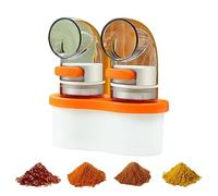 Salero cuantitativo | Botella de condimento para cocina doméstica,Agitadores de sal y pimienta cuantitativos de cocina para sal, azúcar, pimienta en polvo, comino Bseid