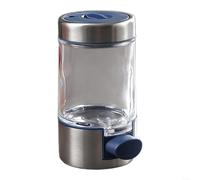 Salero de acero inoxidable 304 con botella de cristal, dosificador con 0,5 g de presión de precisión para condimentos saludables, 3 modos de dispersión, diseño ergonómico, apto para lavavajillas