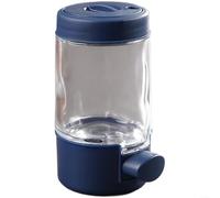 Salero de acero inoxidable 304 con botella de cristal, dosificador con 0,5 g de presión de precisión para condimentos saludables, 3 modos de dispersión, diseño ergonómico, apto para lavavajillas