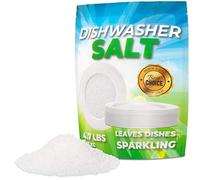 Salero para lavavajillas de 4.7 libras, recomendado para Meile, Bosch, Thermador, Whirlpool, y todas las otras marcas