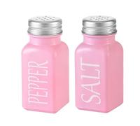 Salero y pimentero, 80 ml, accesorio de cristal para mesa de comedor, 2 piezas, para barbacoa, comedor, restaurantes, catering, al aire libre, camping, fiesta,
