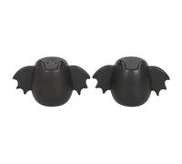 Salero y pimentero de ala de murciélago, juego de vajilla único para comedor peculiar, decoración de mesa de Halloween y agitadores de inicio de conversación