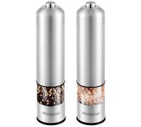 Salero y Pimentero eléctricos acero inoxidable luz LED