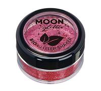 Saleros de Purpurina Eco Biodegradable de Moon Glitter - Purpurina 100% Cosmética Bio para Cara, Cuerpo, Uñas, Pelo y Labios - 5g - Rosa