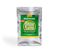 Alkaline Care pHour Salts Polvo - Suplemento para Remineralización, Energía y Digestión | 4 Sales Carbonatadas - Bicarbonato de Sodio, Potasio, Calcio, Carbonato de Magnesio (720g)