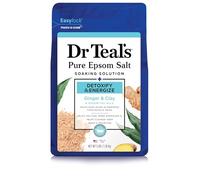 Sales de baño espumantes Dr Teal con jengibre y arcilla, 1,36 kg