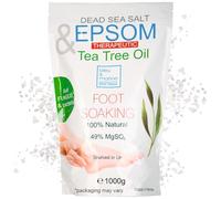 Sales de Epsom & Aceites Esenciales: Fuente de Magnesio Baño Relajante y Calmante. Defensa Natural y Protección Efectiva. Cuidado Activo de la Piel para Condiciones Óptimas - 1000 g 1 kg