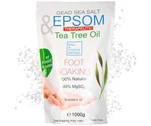Sales de Epsom & Aceites Esenciales: Fuente de Magnesio Baño Relajante y Calmante. Defensa Natural y Protección Efectiva. Cuidado Activo de la Piel para Condiciones Óptimas - 1000 g 1 kg