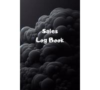 Sales Flow Professional Log Book: Matte Black Cloud Edition | 6×9 Sales Tracking Log | 100 Pages for Daily Sales Records, Clients, Revenue & Performance