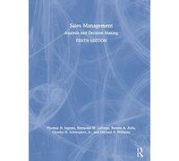 Sales Management: Analysis and Decision Making