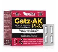 Elikafoods Gatz AK PRO de Elikafoods Capsulas de sales minerales para deporte, electrolitos y vitamina D en 20 blísters de 4 capsulas. No se deshacen, sistema 1 hand blíster, todo con una mano