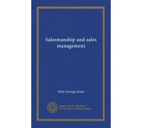 Salesmanship and sales management