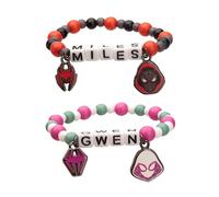 SalesOne Miles Morales and Spider-Gwen Bestie - Paquete de 2 pulseras