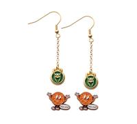 Salesone pendientes marvel loki corona y miss minutes - set 2 pendient