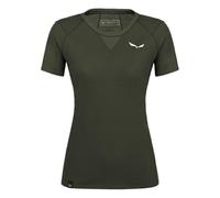 Salewa Agner Am W Camiseta, Dark Olive, L