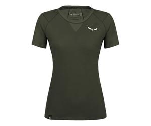 SALEWA Agner Am W T-Shirt, Dark Olive, S