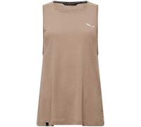 SALEWA Agner Hemp/Dst Tank W camiseta de tirantes mujer - Quicksand - S