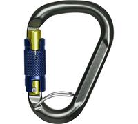Salewa Mosquetón Belay Twist Lock gris azul