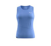 SALEWA Camiseta de tirantes funcional para mujer Puez Sporty Dry'Ton azul claro | 38
