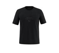 SALEWA Camiseta funcional de hombre Eagle Eitd Merino negro | XL
