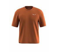 SALEWA Camiseta funcional de hombre Eagle Sunset Loose naranja | XL