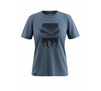 SALEWA Camiseta funcional de mujer Eagle 3 Cime azul oscuro | 36