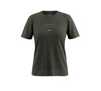 SALEWA Camiseta funcional de mujer Eagle Eitd Merino oliva | 36