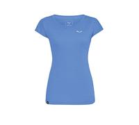 SALEWA Camiseta funcional de mujer Puez Melange Dry azul claro | 34