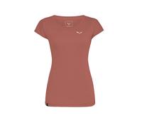 SALEWA Camiseta funcional de mujer Puez Melange Dry cobre | 38