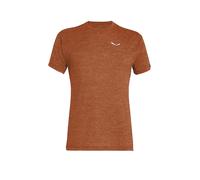 SALEWA Camiseta funcional para hombre Puez Melange Dry naranja | M
