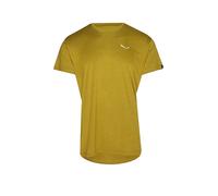 SALEWA Camiseta funcional para hombre Puez Melange Dry oro | S